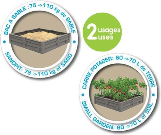 Produktbild Smoby 2-in-1 Square Garden