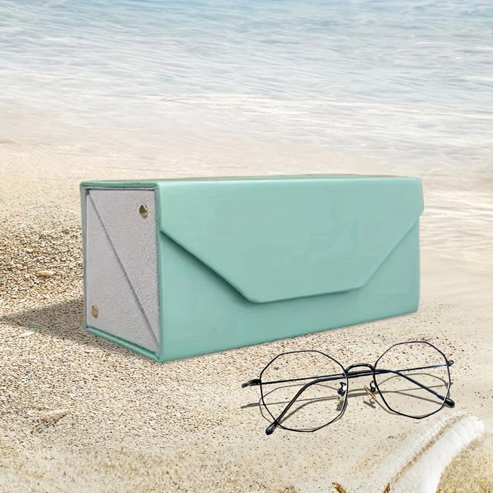 Actual product image Only-Bags.Store PU leather storage box with velvet lining | Multi-coloured 2-compartment organiser for glasses,