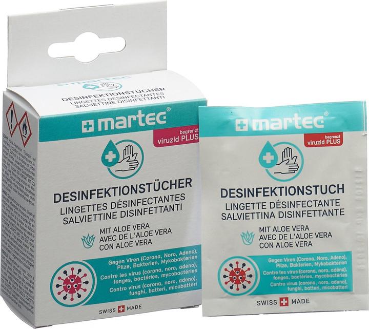 Image du produit Martec Lingettes désinfectantes