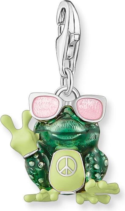 Produktbild Thomas Sabo Charm-Anhänger Frosch Silber (Emaille, Silber 925)