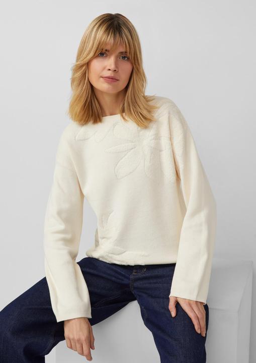 Actual product image s.Oliver Strickpullover Pullover mit dekorativem Strickmuster (48)