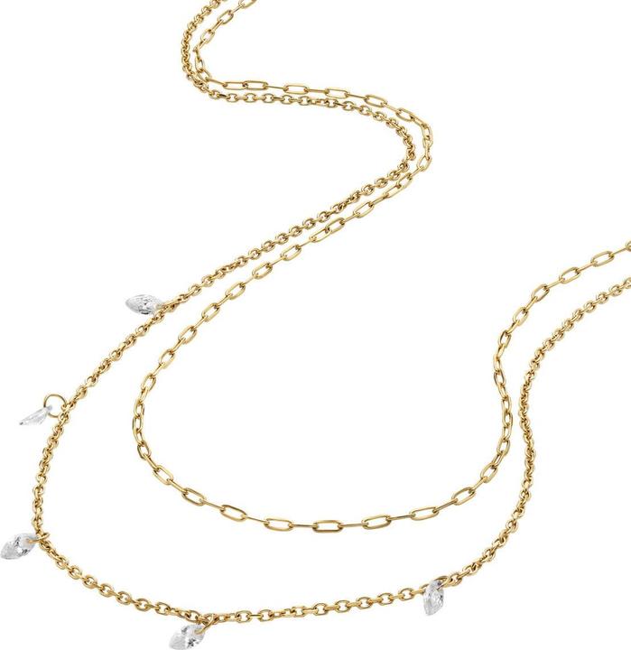 Image du produit Fossil Ellis Halskette (Acier inoxydable, 45 cm)