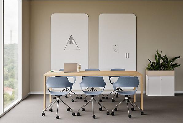 Image du produit Chameleon Tableau blanc CURVE (98 x 98 cm)