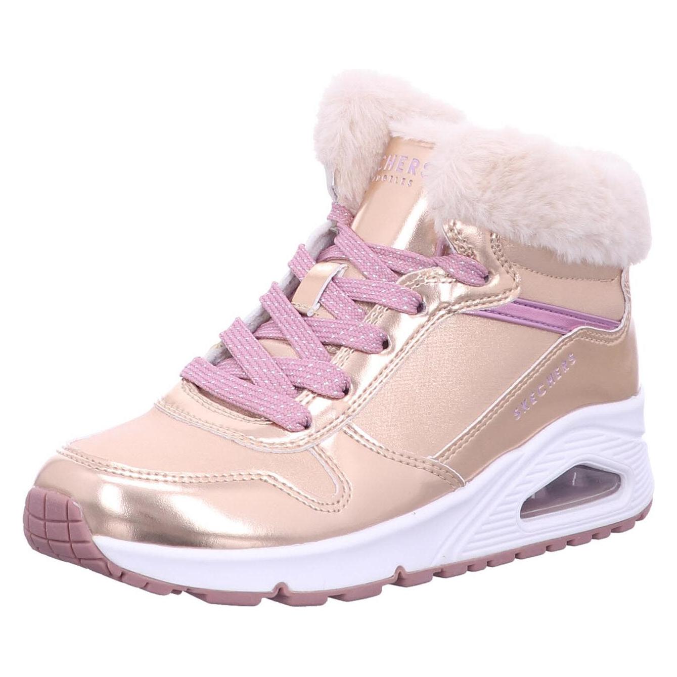 Skechers, Meisjes, Laarzen, Uno-Cozy In De Lucht, Rood, (33)