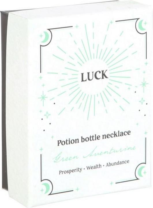 Produktbild Something Different Trankflasche Halskette Luck AventurineGewebe (100% synthetisches Material)