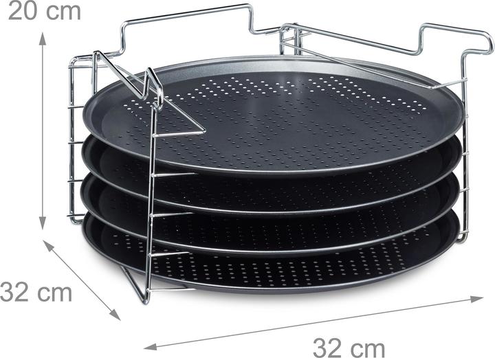 Produktbild Relaxdays Pizzablech