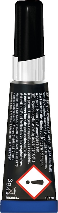 Produktbild Pattex Sekundenkleber Ultra Gel (3 g, 3 ml)