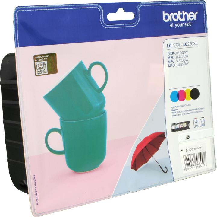 Actual product image Brother LC-227XLVALBP Value Pack (C, FC, M, Y)