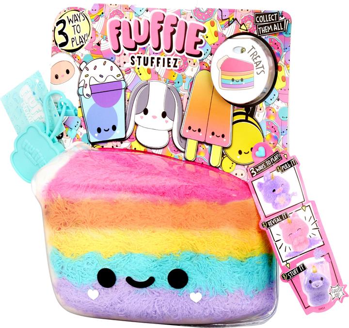 Produktbild MGA Fluffie Stuffiez Small Plush - Cake/ Pizza (22.23 cm)