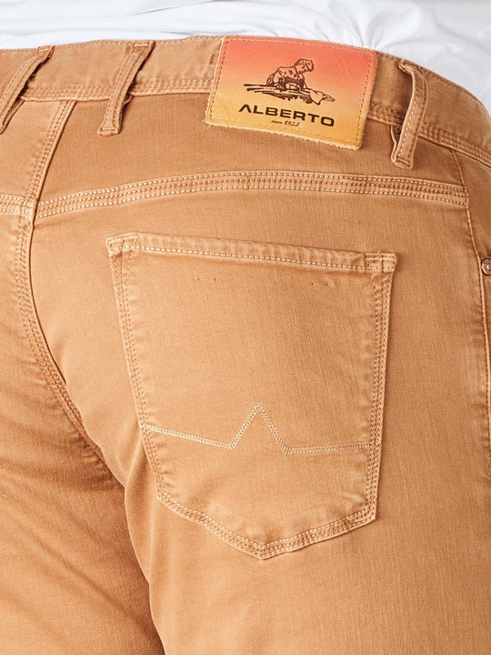 Produktbild Alberto Coloured Pipe Jeans Regular Fit Brown (W31/L32)