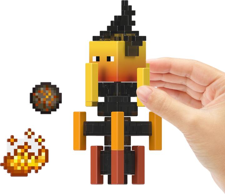 Actual product image Mattel MINECRAFT 3.25' CORE FIGURE Blaze