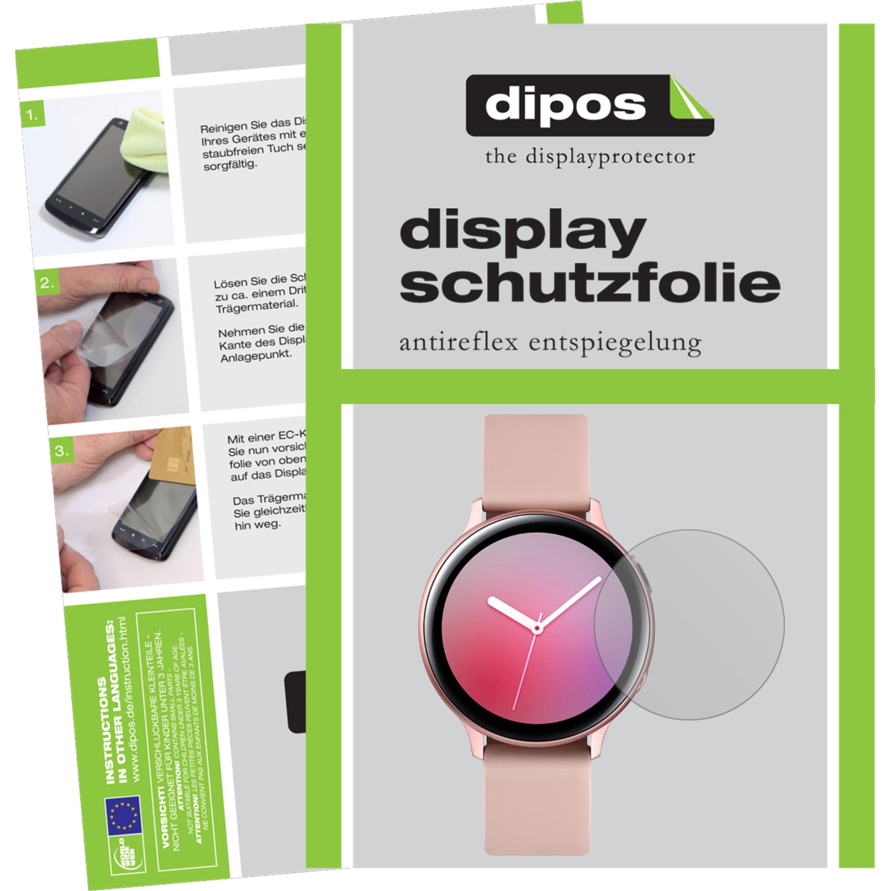 Dipos Displayschutzfolie Antireflex, Smartwatch Schutzfolie, Transparent