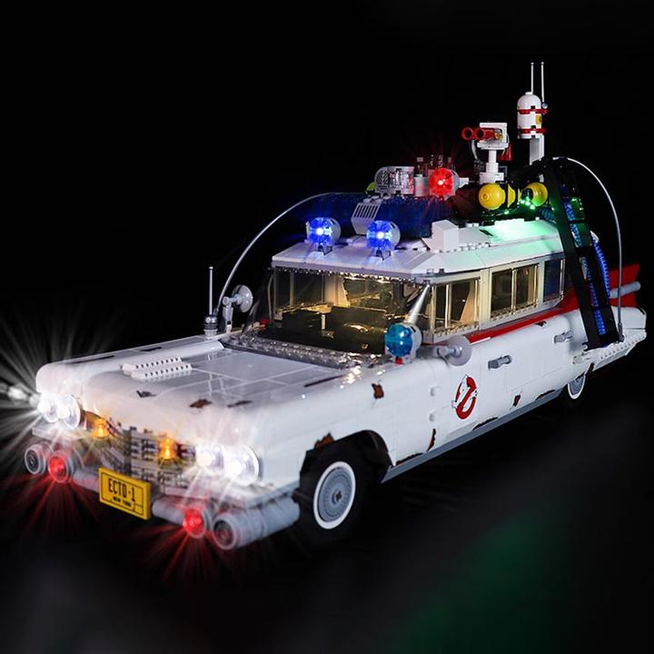 Actual product image BrickBling LED Licht Set für LEGO Ghostbusters: Auto ECTO-1 (10274) inkl. Fernbedienung