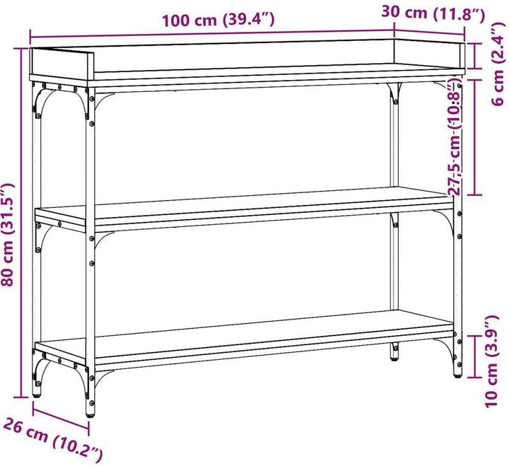 Image du produit vidaXL Möbelkonsole