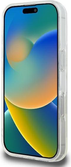 Produktbild Guess GUHMP16LHFGERET iPhone 16 Pro 6.3" przeźroczysty/transparent hardcase IML Glitter Circle MagSa (Apple iPhone 16 Pro)