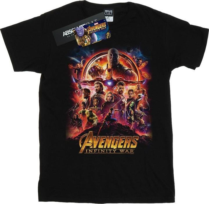Produktbild Avengers Infinity War Movie Poster TShirt Jungen (140, 146)