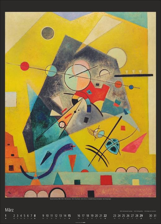 Actual product image World of Art Kalender 2026 (49 x 68 cm, Hardcover, German, English)
