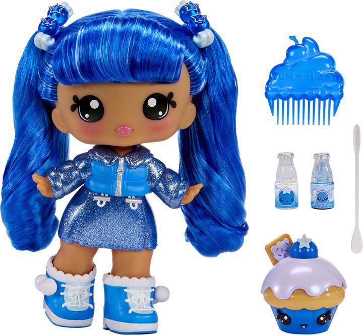 Actual product image MGA Yummiland large doll + lip gloss animal - Rory Blueberry