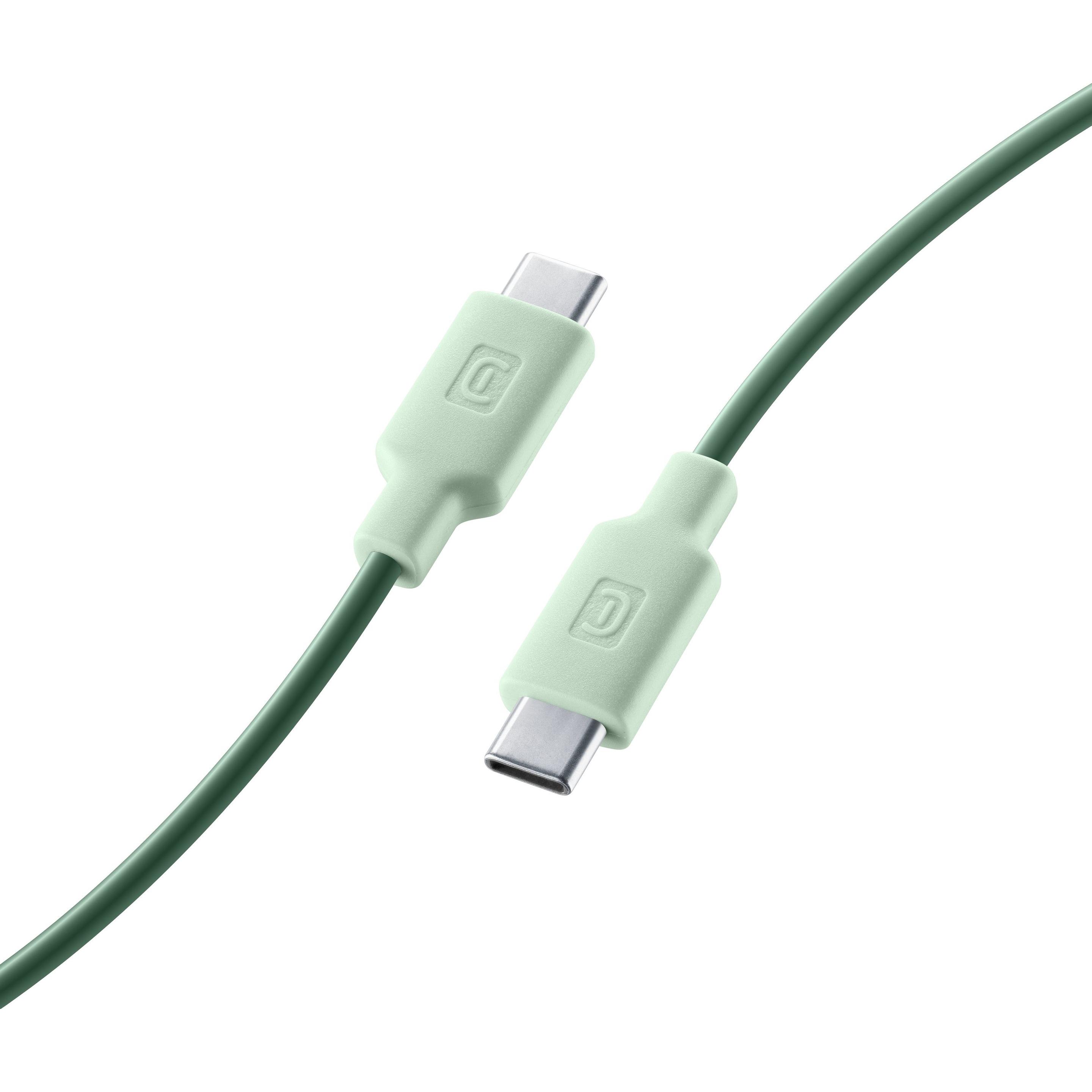 Thumbnail - Cellularline Stylecolor Cable 100cm - USB-C to USB-C (1 m, USB 3.2 Gen 1), USB Kabel