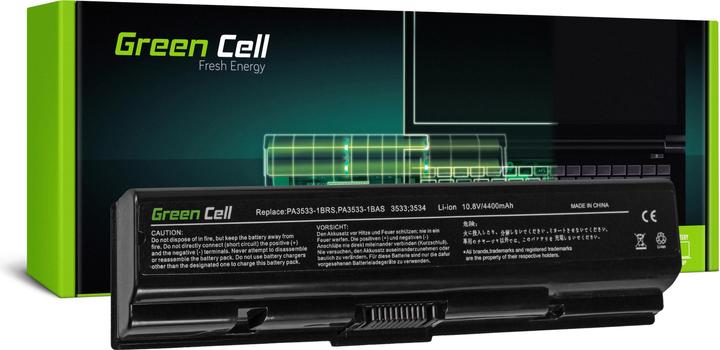 Immagine prodotto GreenCell TS01 - Batteria - Toshiba - Satellite A200 A300 A500 L200 L300 L500 (6 cubicoli, 4400 mAh)