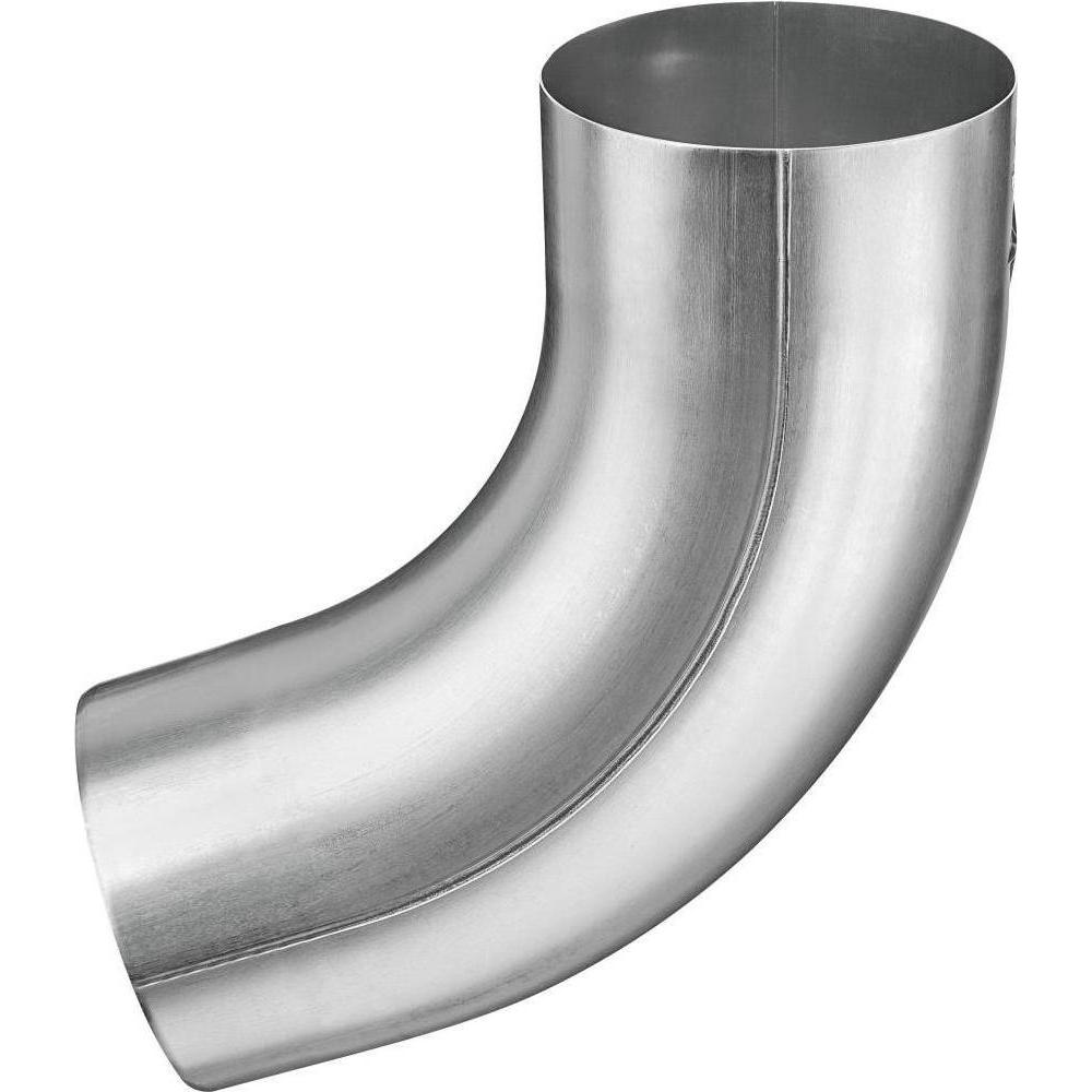 Grömo, Rohrverbindungstechnik, Zink-Rohrbogen 72Grad, 60mm, ohne Einzug (Winkelverbindung)