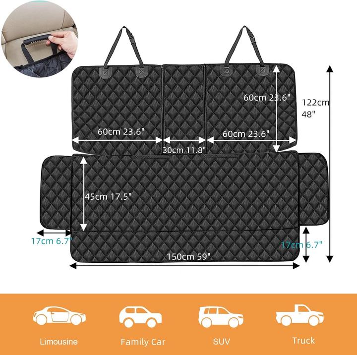 Immagine prodotto Anosospecial Wasserdichte Autoschondecke (Cane)