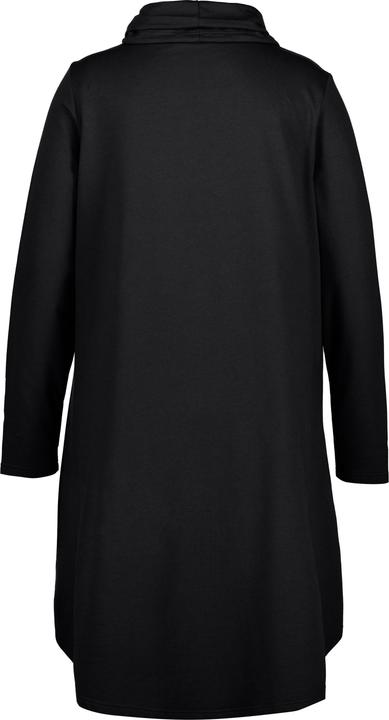 Produktbild Ulla Popken Longsweater, hinten länger, A-Linie, Stehkragen, Langarm (54)