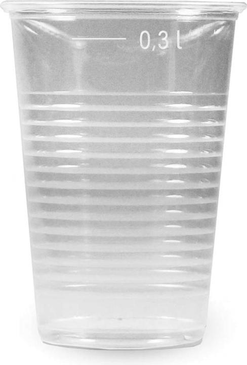 Actual product image Wimex.eu Drinking cup (PP) clear 78mm 0.3L - 10 pieces (10 x)