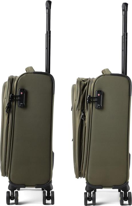 Produktbild D&N Travel Line 9704 4 Rollen Kabinentrolley S 55 cm mit Dehnfalte (38 l)