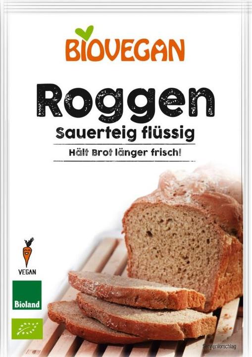 Actual product image Biovegan Rye sourdough liquid organic (150 g)