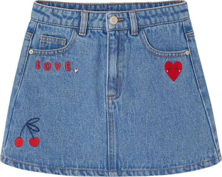 Produktbild Vertbaudet Jeansrock Mädchen mit Stickerei (92)