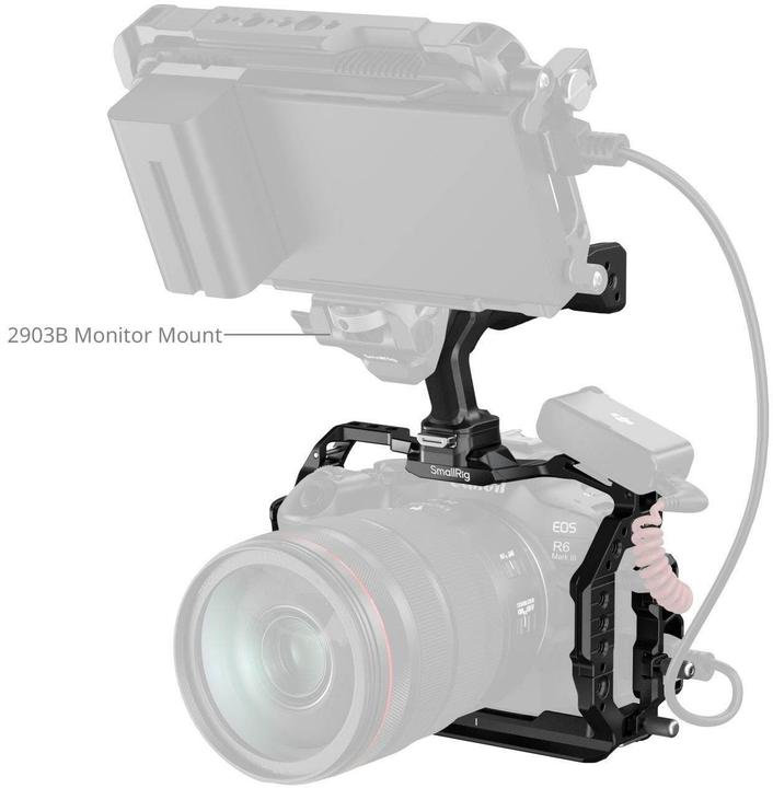 Image du produit SmallRig 5957 HawkLock Quick Release Cage Kit for Canon EOS R6 Mark III / R6 Mark II (Cage)
