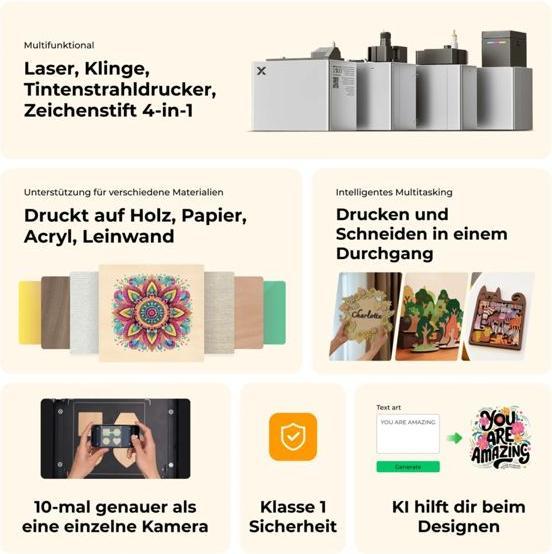 Produktbild XTool M1 Ultra 20W 4-in-1 Standart Kit (basic)