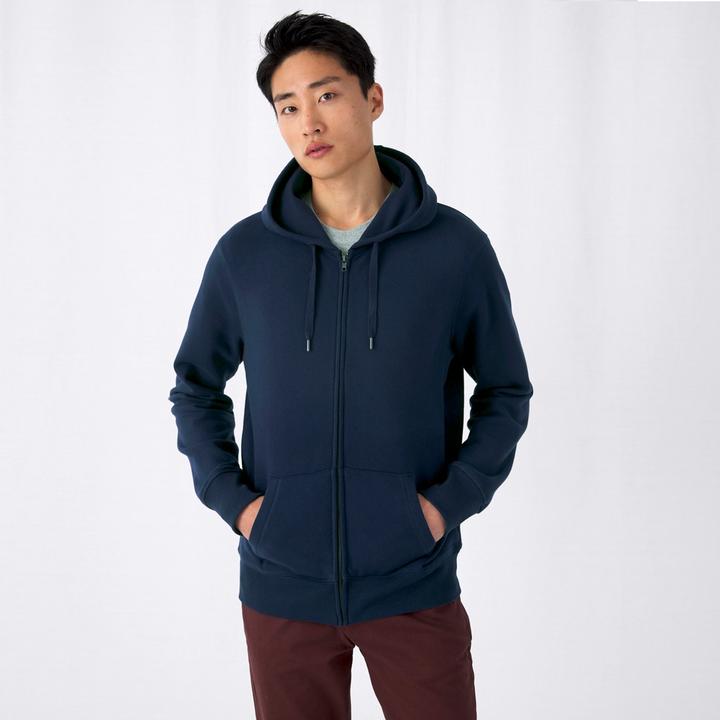 Immagine prodotto B&C Felpa con cappuccio con zip a tutta lunghezza (L)