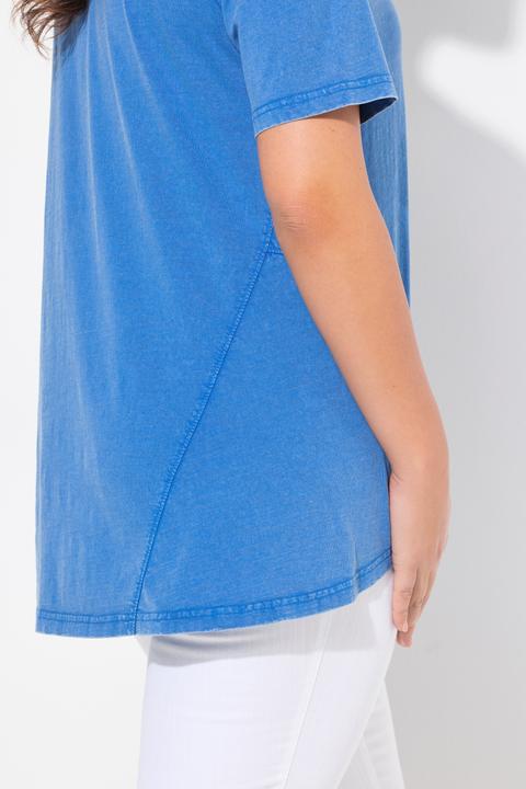 Produktbild Ulla Popken T-Shirt, A-Linie, V-Ausschnitt, Halbarm (46, 48)