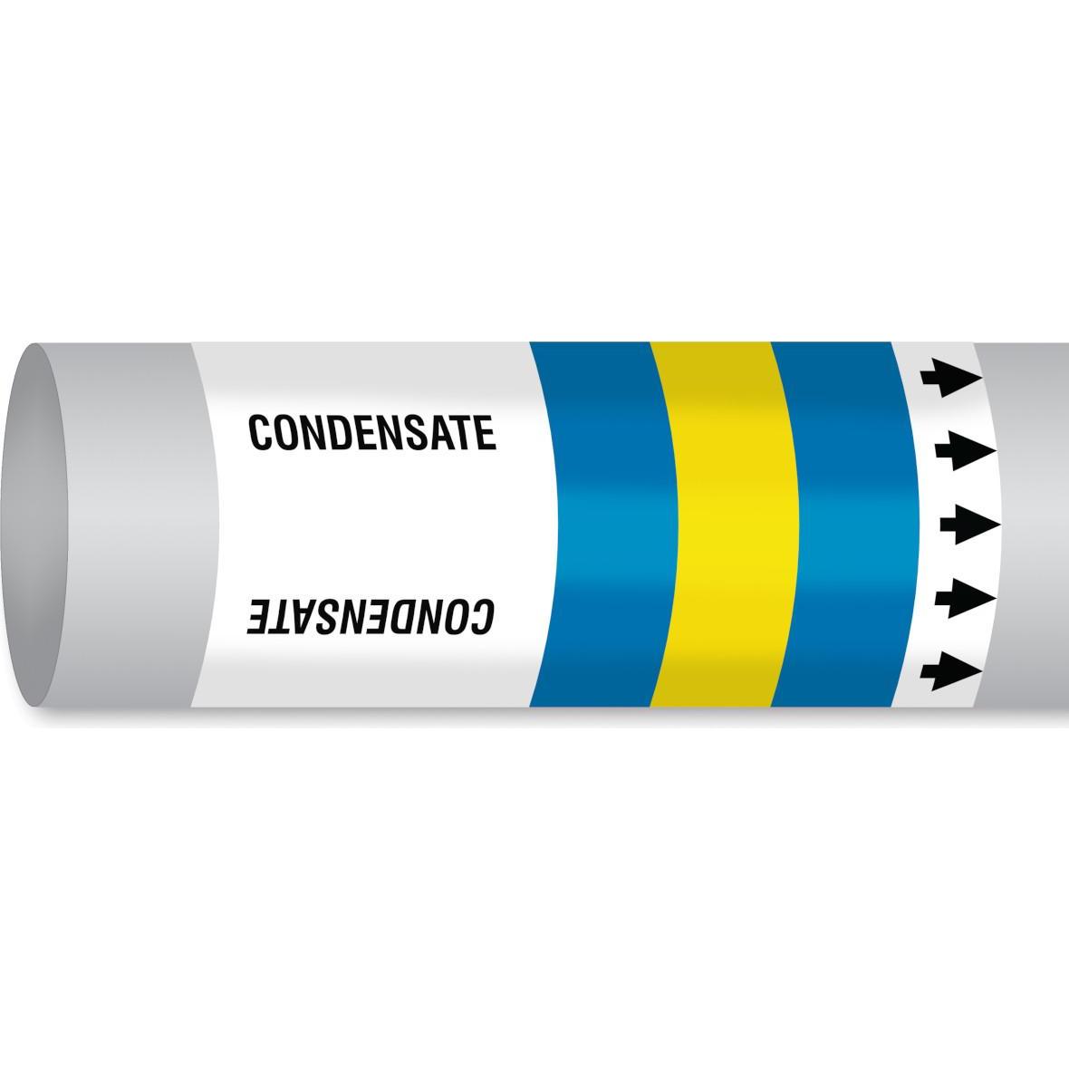 Brady B-7541, ISO 14726 IMO Rohrmarkierer - Condensate (kondensierter Wasserdampf), Polyester, Bla (310776)