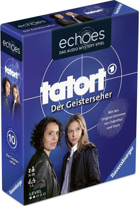 Ravensburger echoes Tatort Der Geisterseher - Gesellschaftsspiel & Brettspiel ab 14 Jahre (Duits)
