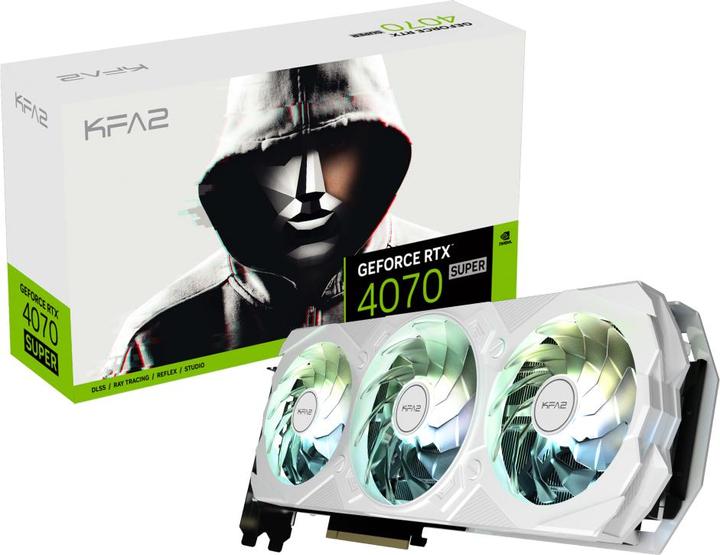 Produktbild KFA2 GeForce RTX 4070 Super EX GAMER 1-Click OC White (12 GB)