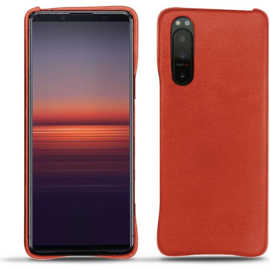 Noreve Lederschutzhülle (Sony Xperia 5 II), Smartphone Hülle, Orange