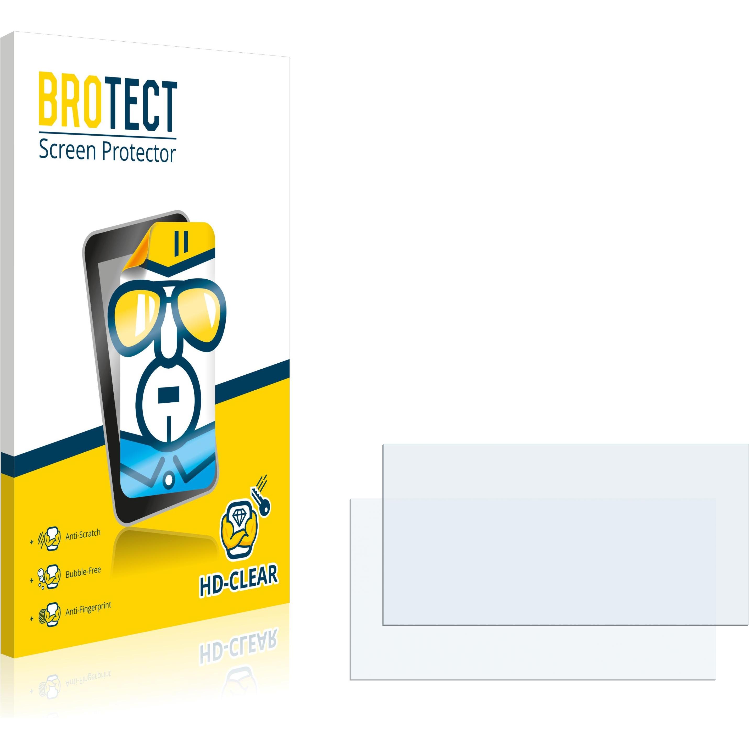 BROTECT, Fahrzeug Navigation Zubehör, Schutzfolie Displayschutz Klar