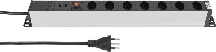 Produktbild Steffen Steckdosenleiste (7 x, Typ 13, USB-A, 3 m)