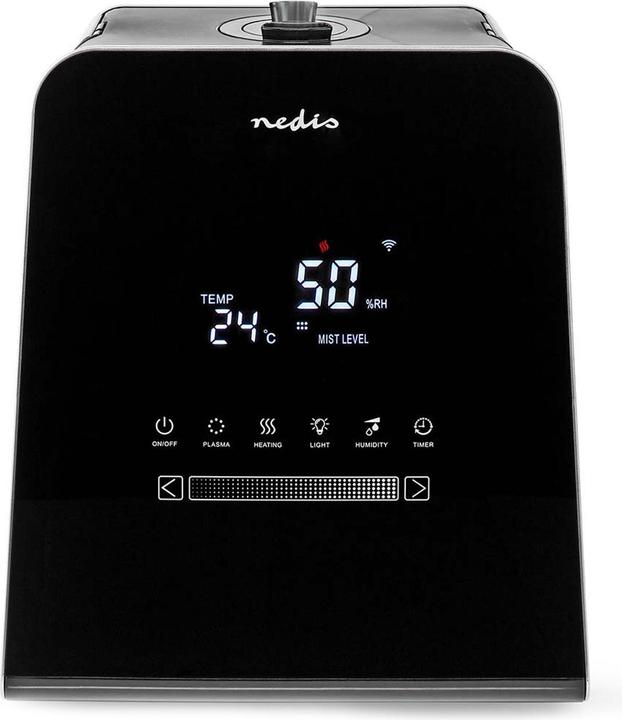 Immagine prodotto Nedis Umidificatore SmartLife | 30 W | Con nebbia fredda e calda | 5,5 l | Igrometro | Timer | F