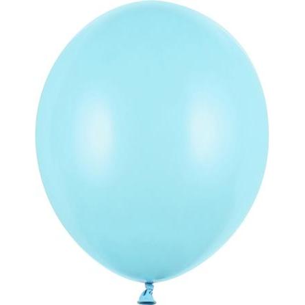 Partydeco Strong Balloons 27cm, Pastel Light Blue (1 pkt / 10 pc.)