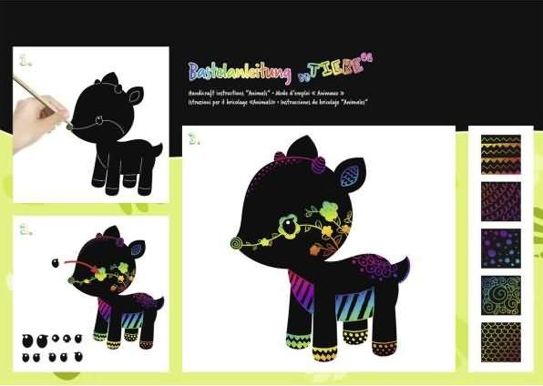 Produktbild Ursus Kratzbilder Tiere