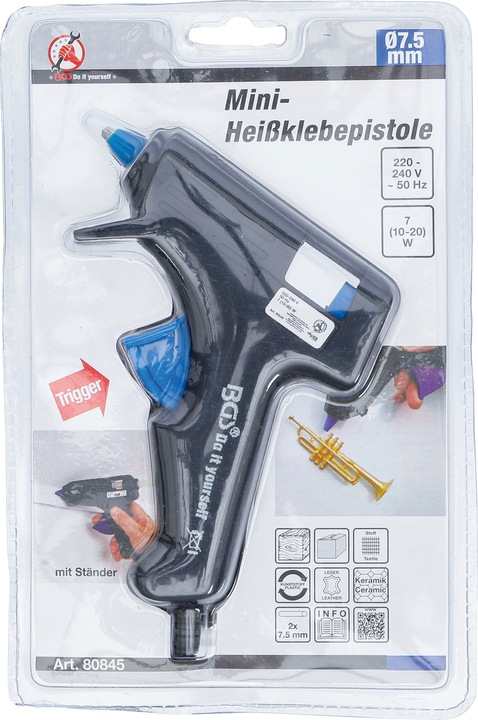 Actual product image BGS Stubby Hot Glue Gun Glue stick Ø 7.5 mm 7 W