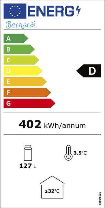 Energie-Label Kibernetik FSP Getränkekühlschrank