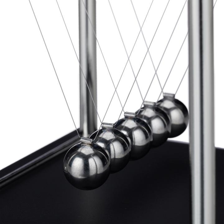 Actual product image Relaxdays Newton's Cradle Pendulum (13.5 x 11.5 x 13.5 cm)
