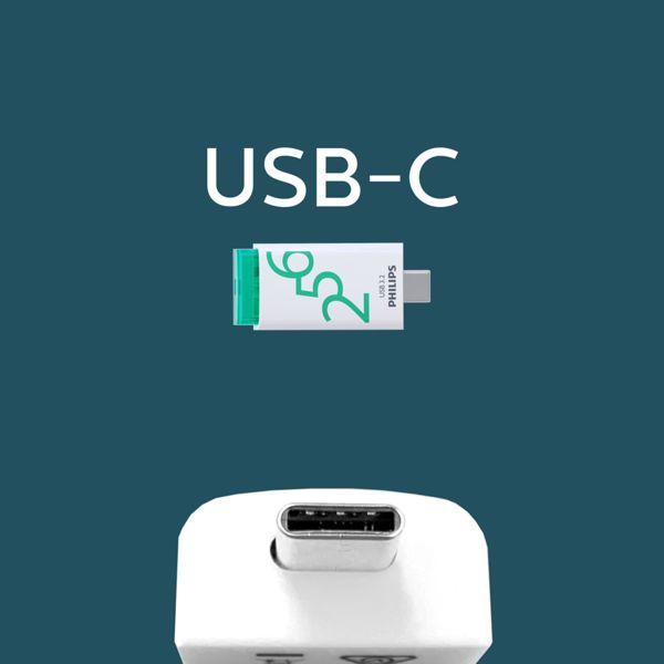 Produktbild Philips USB 3.2 256GB Click Series Gen 1 USB-C (256 GB, USB-C)