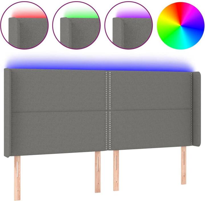 Produktbild vidaXL LED Kopfteil (203 x 16 x 128 cm)