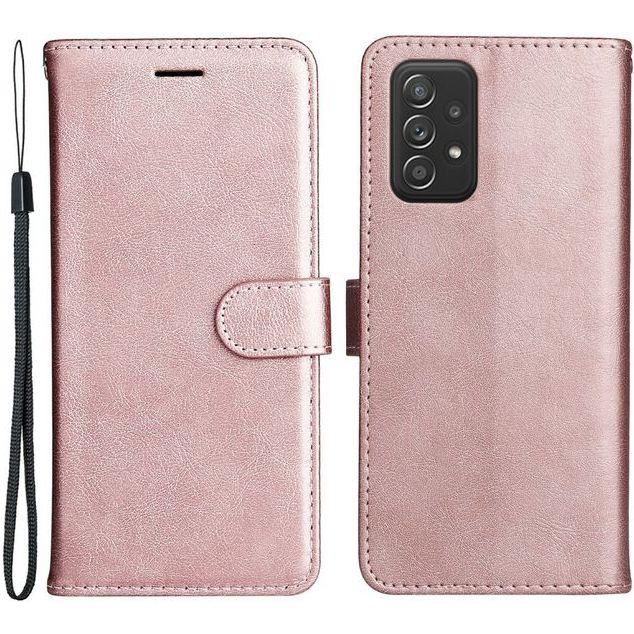 Thumbnail - MU Classic Classic IV Leder Bookcover Series (Samsung Galaxy A73 5G), Smartphone Hülle, Rosa